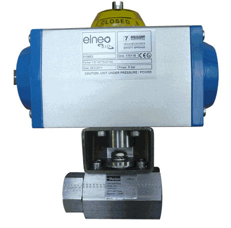 Vannes avec actionneurs