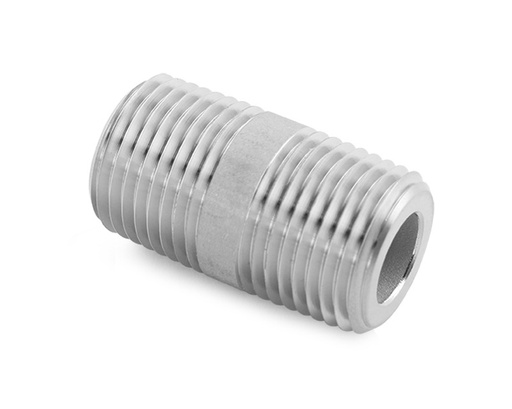 [B-PCN-NS6] Close Nipple, Brass, 3/8in. x 3/8in. (M)NPT, Barrel Type